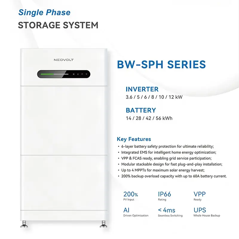 Модул за батерии LiFePO4 со спојување од 7 kWh